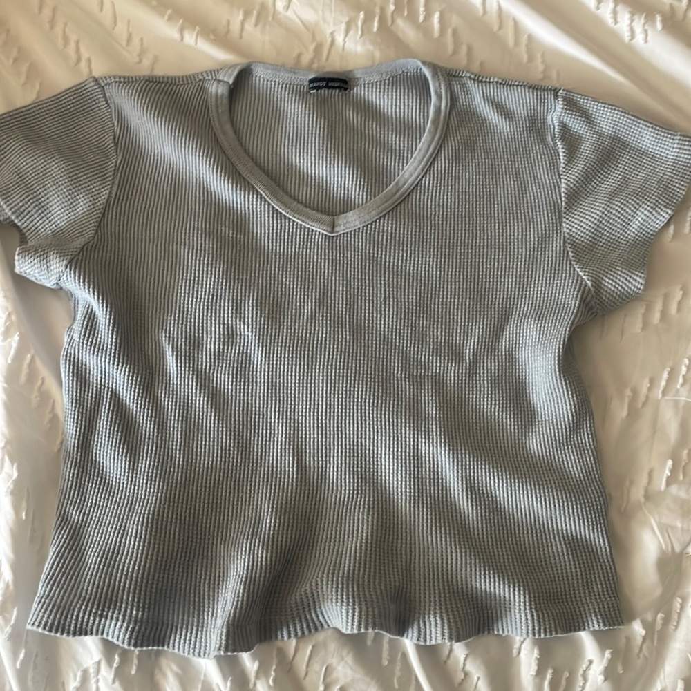 Brandy Melville blue crop top - Picture 1 of 1